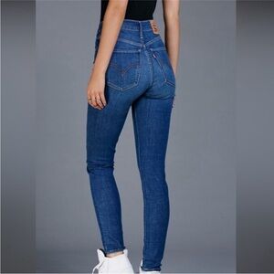 Levi's Mile High Dark Blue Skinny Jeans